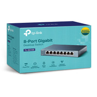 TP-Link TL-SG108 8 port Steel Gigabit Switch — packaging