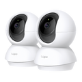 Tapo C200P2 pan and tilt home security Wi-Fi camera, 2-pack, two units side by side