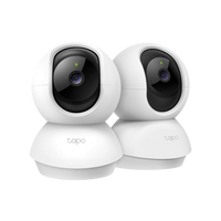 Tapo C210P2 pan and tilt home security Wi-Fi camera, 2-pack, two units side by side