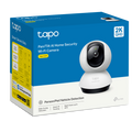 Tapo C220 pan and tilt AI home security Wi-Fi camera retail packaging box, 2K QHD