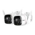 Tapo C310P2 outdoor security Wi-Fi camera, 2-pack, two units with antennas side by side