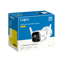 Tapo C320WS outdoor security Wi-Fi camera retail packaging box, 2K QHD