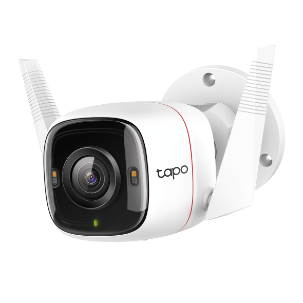 Tapo C320WS outdoor security Wi-Fi camera, single unit, front three-quarter view