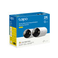 Tapo C410 wire-free indoor/outdoor security camera, 2-pack retail packaging box showing two units