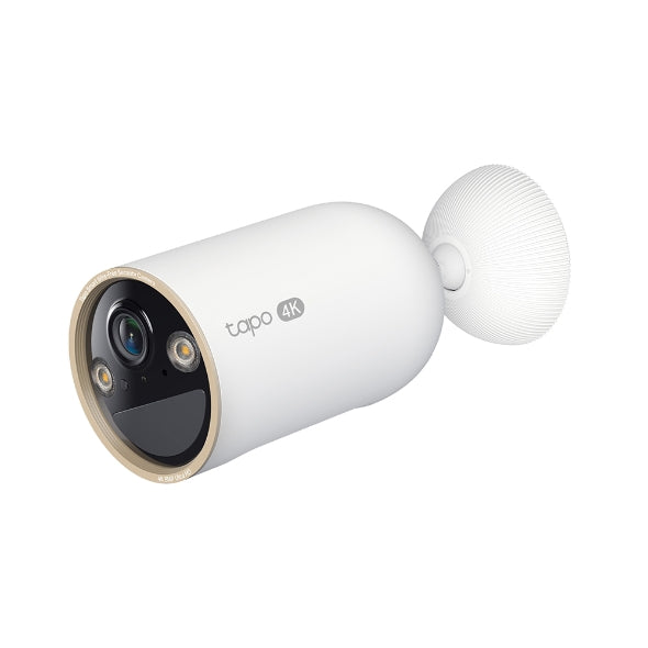 Tapo C460 4K MagCam wire-free security camera, front lens detail view