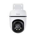 Tapo C510W outdoor pan and tilt security Wi-Fi camera with wall-mount bracket, front view