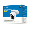Tapo C560WS 4K outdoor pan and tilt security Wi-Fi camera retail packaging box, 4K Ultra HD