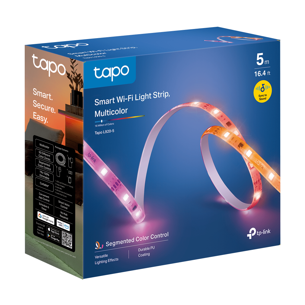 Tapo L920-5 smart light strip — retail packaging, 5m