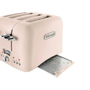 De’Longhi Argento Flora 4‑Slice Toaster - Pink | CT04.PK