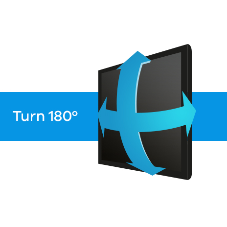 One For All Solid Wall Mount, Turn 180, 32"-65", Max Load 50kg