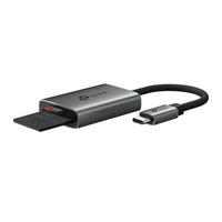 TP-Link UA430C USB Type-C to SD&TF 3.0 Adapter — angled detail view showing card slots