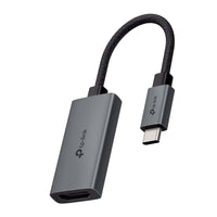 TP-Link UA520C USB Type-C to HDMI Adapter — product view, USB-C and HDMI ends visible
