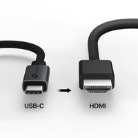 TP-Link UA520C USB Type-C to HDMI Adapter — detail view of USB-C and HDMI connector ends