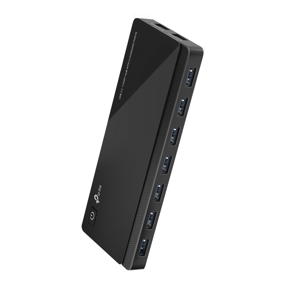 TP-Link UH720 USB 3.0 7-Port Hub 2 Charging Ports — product view, 7 ports visible