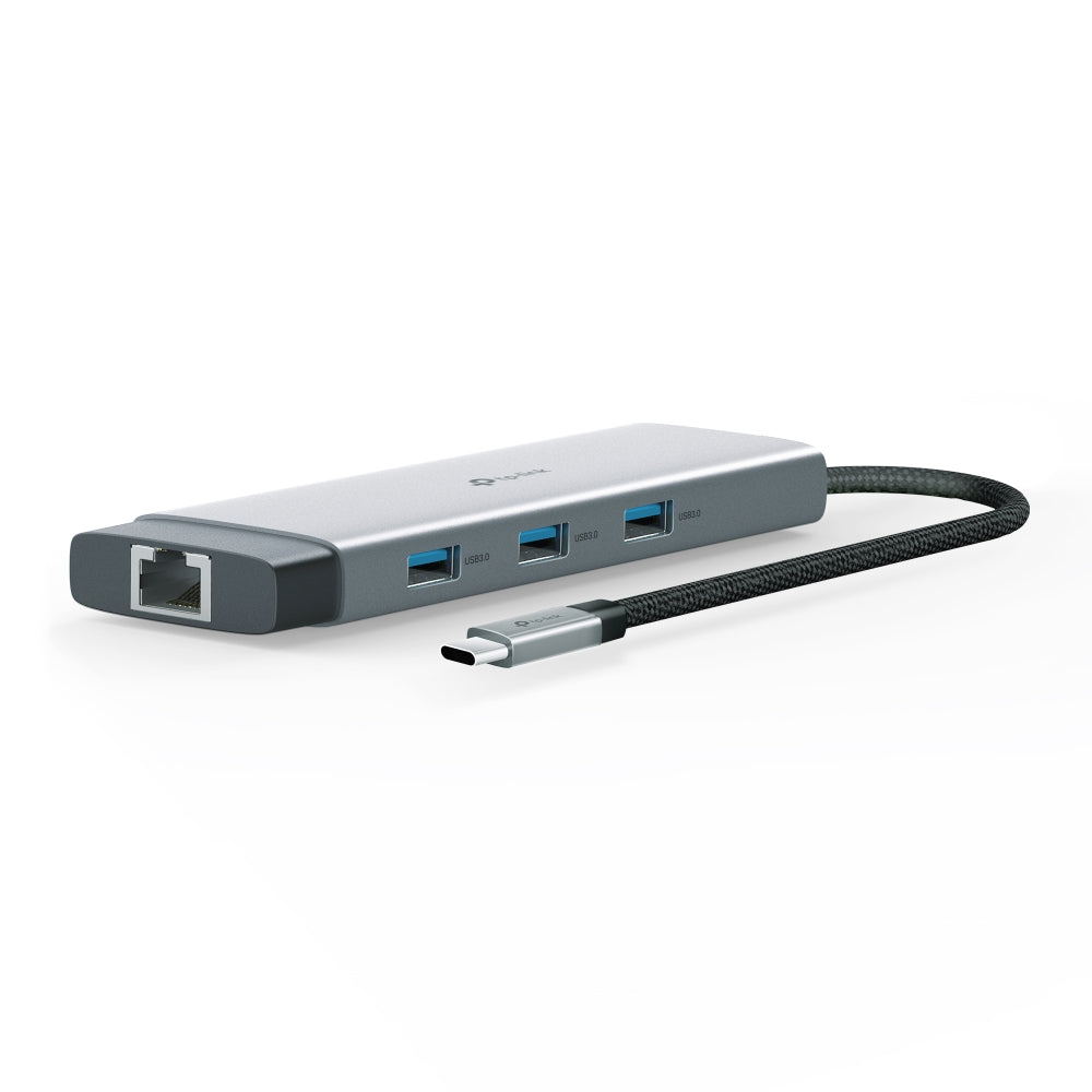 TP-Link UH9120C USB Type-C 9 in 1 Hub — angled view