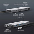TP-Link UH9120C USB Type-C 9 in 1 Hub — labelled port-callout view (all 9 ports)