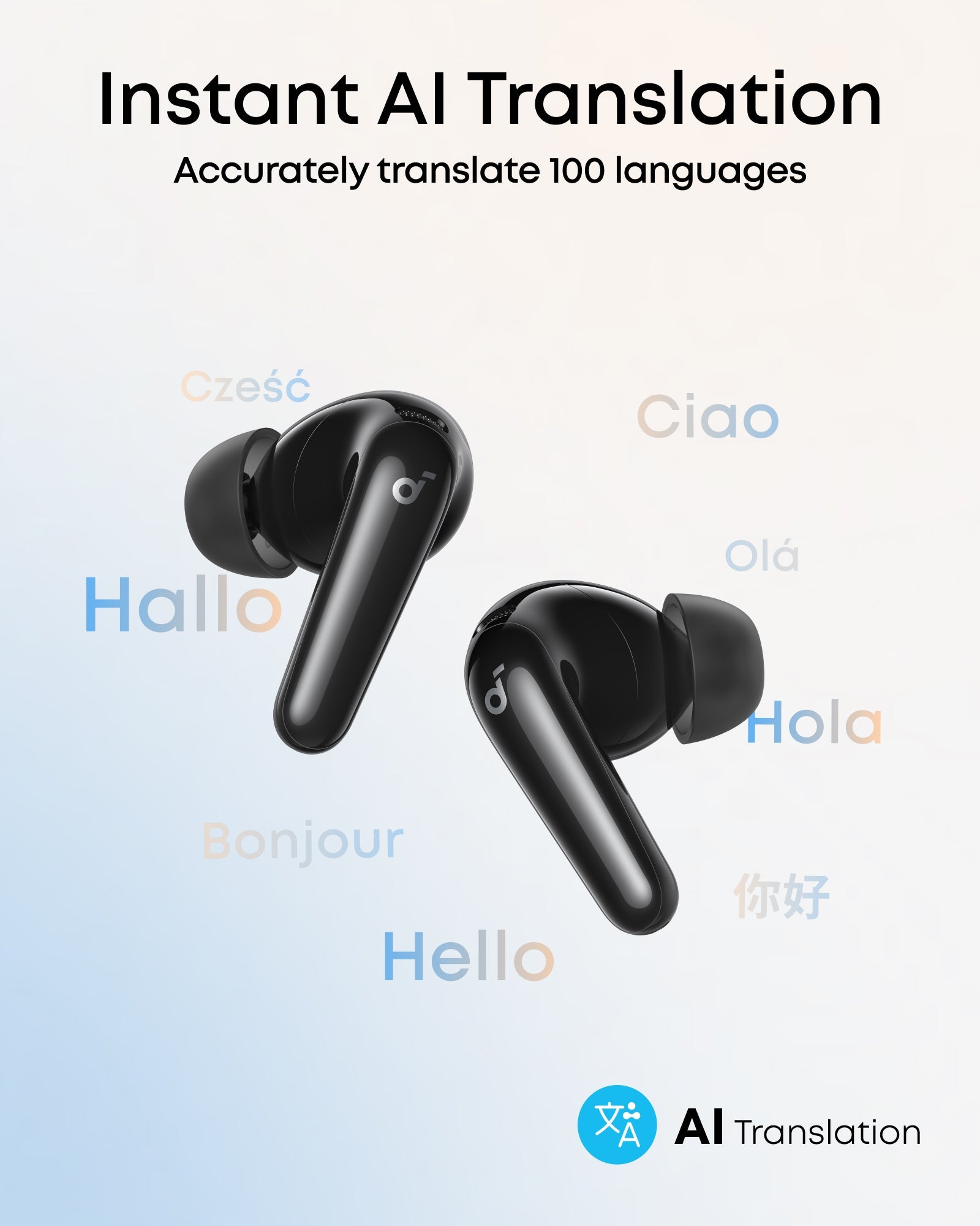 soundcore R60i NC Earbuds, Black - official product image
