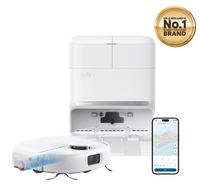 eufy Omni C28 Robot Vacuum & Mop with Extra Dust Bags, White - official product image