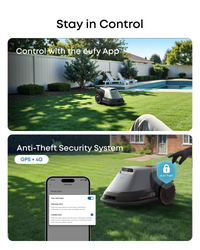 eufy E18 Robot Lawn Mower 1200, Grey - official product image