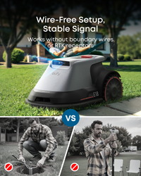 eufy E18 Robot Lawn Mower 1200, Grey - official product image