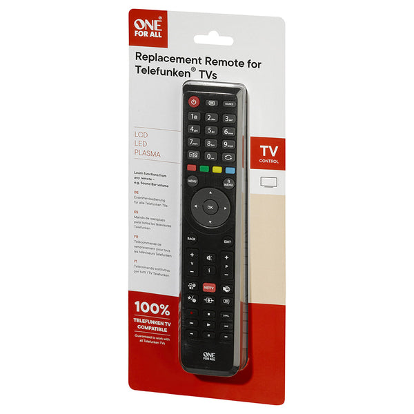 Telefunken TV Replacement Remote Control (Vestel TV's)