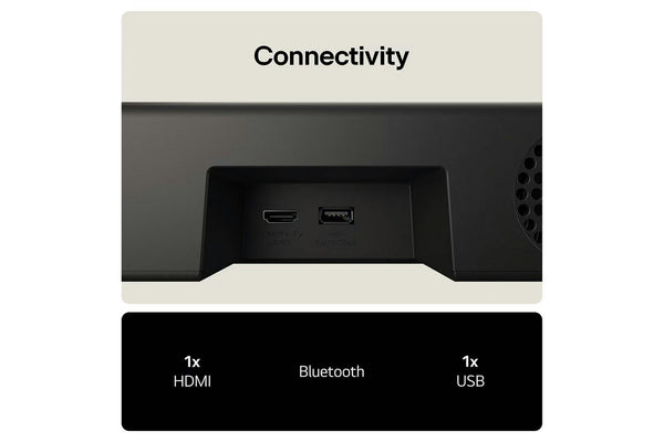 LG US20A 2.0 Channel Soundbar 50 W | US20A.AGBRLLK