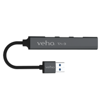 Veho TA-3 4-Port USB 3.0 Multi-Port Mini Hub | VAA-550-TA3-USB-A