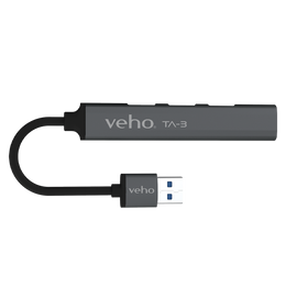Veho TA-3 4-Port USB 3.0 Multi-Port Mini Hub | VAA-550-TA3-USB-A