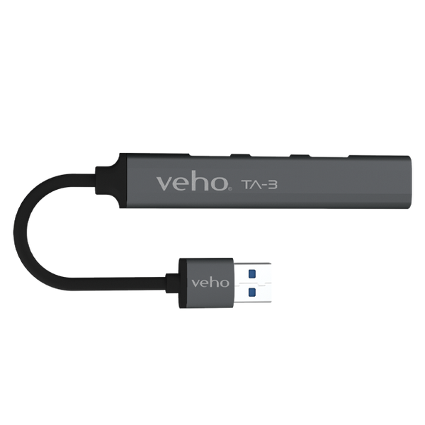 Veho TA-3 4-Port USB 3.0 Multi-Port Mini Hub | VAA-550-TA3-USB-A