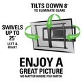 SANUS Slim Full-Motion TV Wall Mount 40"-80" - official product image
