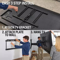SANUS Advanced Full-Motion 4D + Shift TV Wall Mount 42"-90" - official product image