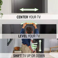 SANUS Advanced Full-Motion 4D + Shift TV Wall Mount 42"-90" - official product image