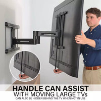 SANUS Advanced Full-Motion 4D + Shift TV Wall Mount 42"-90" - official product image