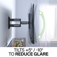 SANUS Advanced Full-Motion 4D + Shift TV Wall Mount 32"-65" - official product image