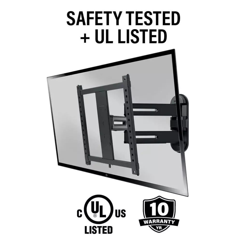 SANUS Advanced Full-Motion 4D + Shift TV Wall Mount 32"-65" - official product image
