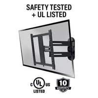 SANUS Advanced Full-Motion 4D + Shift TV Wall Mount 32"-65" - official product image