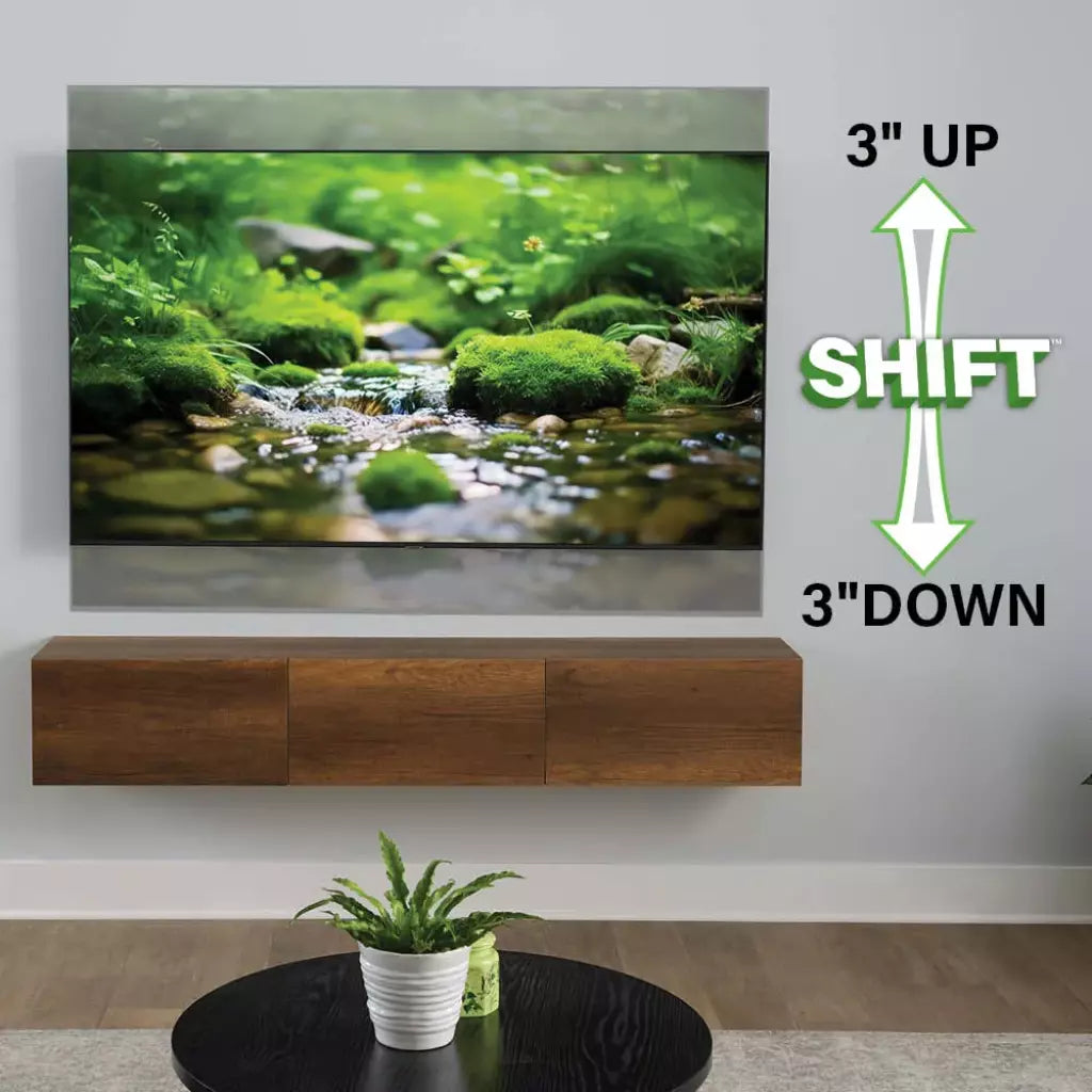 SANUS Advanced Full-Motion 4D + Shift TV Wall Mount 32"-65" - official product image
