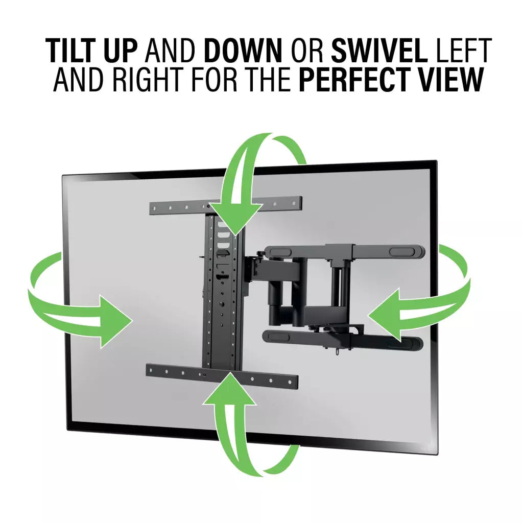 SANUS Outdoor Premium Full-Motion TV Wall Mount 40"-85" - official product image