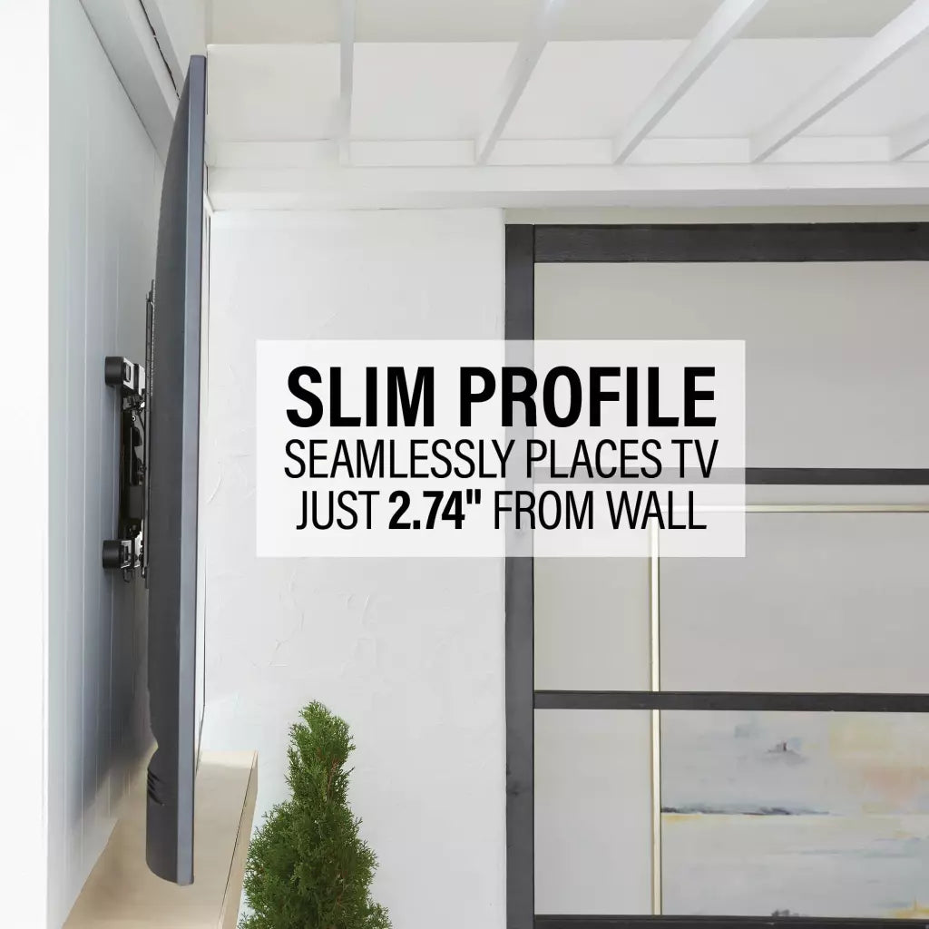 SANUS Outdoor Premium Full-Motion TV Wall Mount 40"-85" - official product image