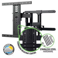 SANUS Outdoor Premium Full-Motion TV Wall Mount 40"-85" - official product image