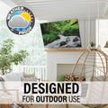 SANUS Outdoor Premium Full-Motion TV Wall Mount 40"-85" - official product image