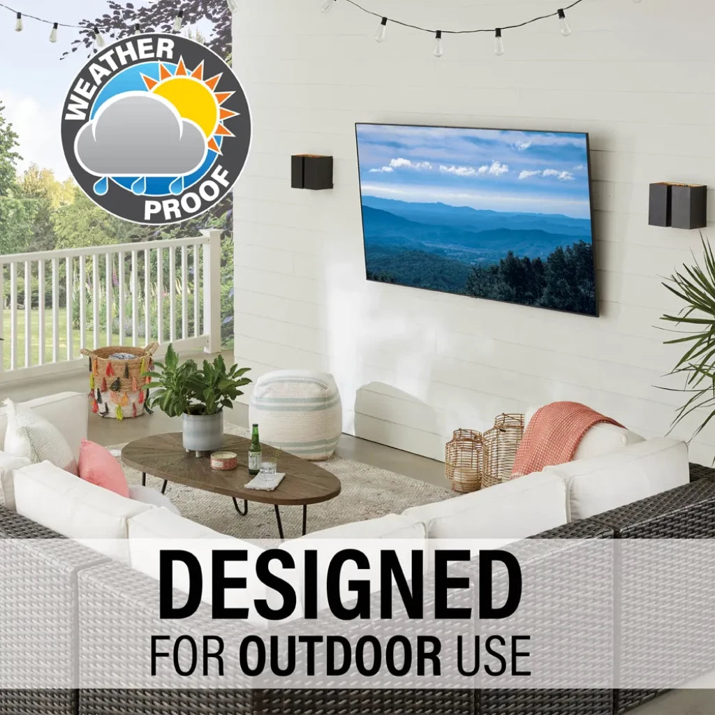 SANUS Outdoor Premium Tilting TV Wall Mount 37"-95" - official product image