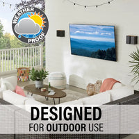 SANUS Outdoor Premium Tilting TV Wall Mount 37"-95" - official product image