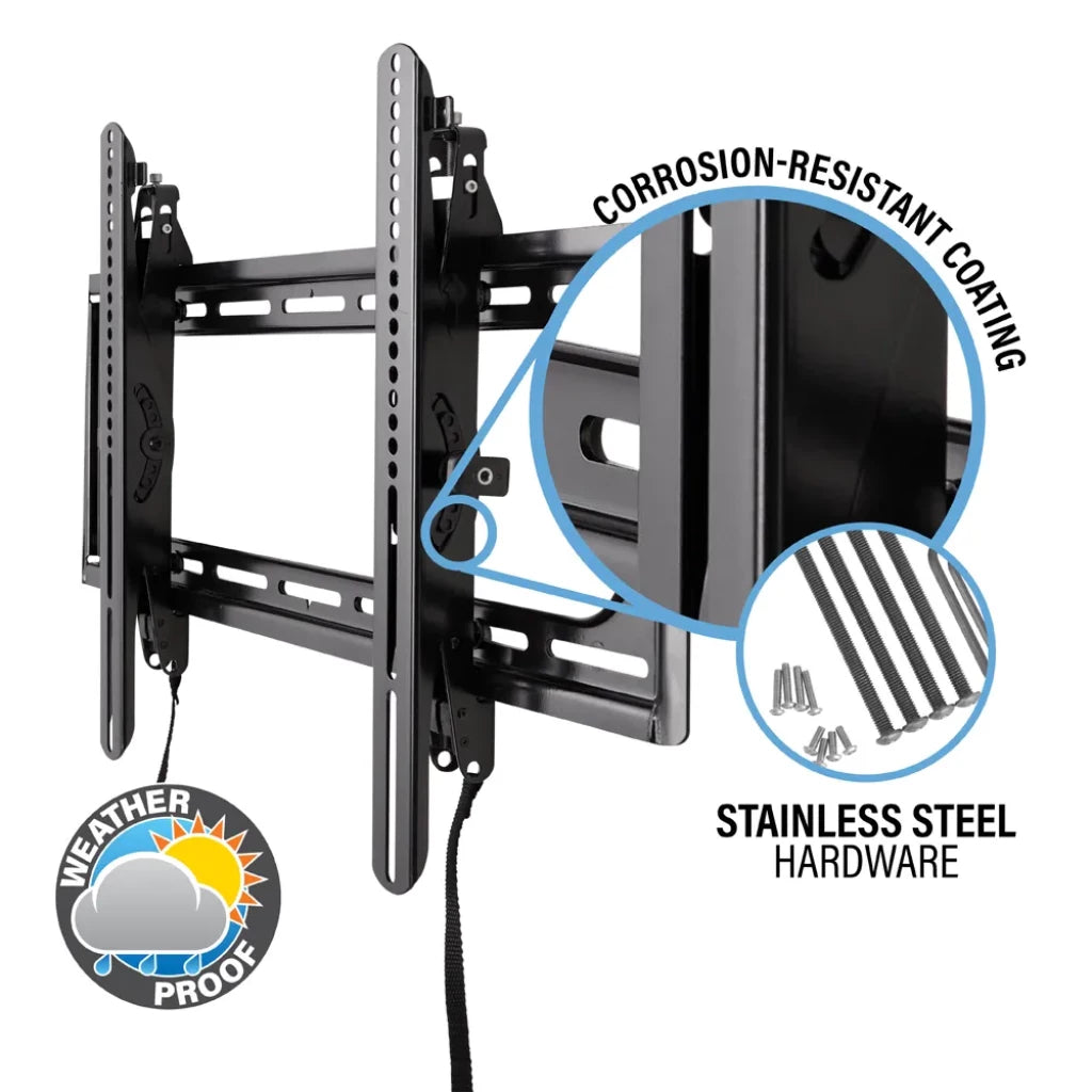 SANUS Outdoor Premium Tilting TV Wall Mount 37"-95" - official product image