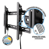 SANUS Outdoor Premium Tilting TV Wall Mount 37"-95" - official product image