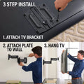 SANUS Advanced Full-Motion 4D + Shift TV Wall Mount 19"-43" - official product image