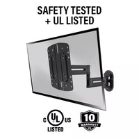 SANUS Advanced Full-Motion 4D + Shift TV Wall Mount 19"-43" - official product image