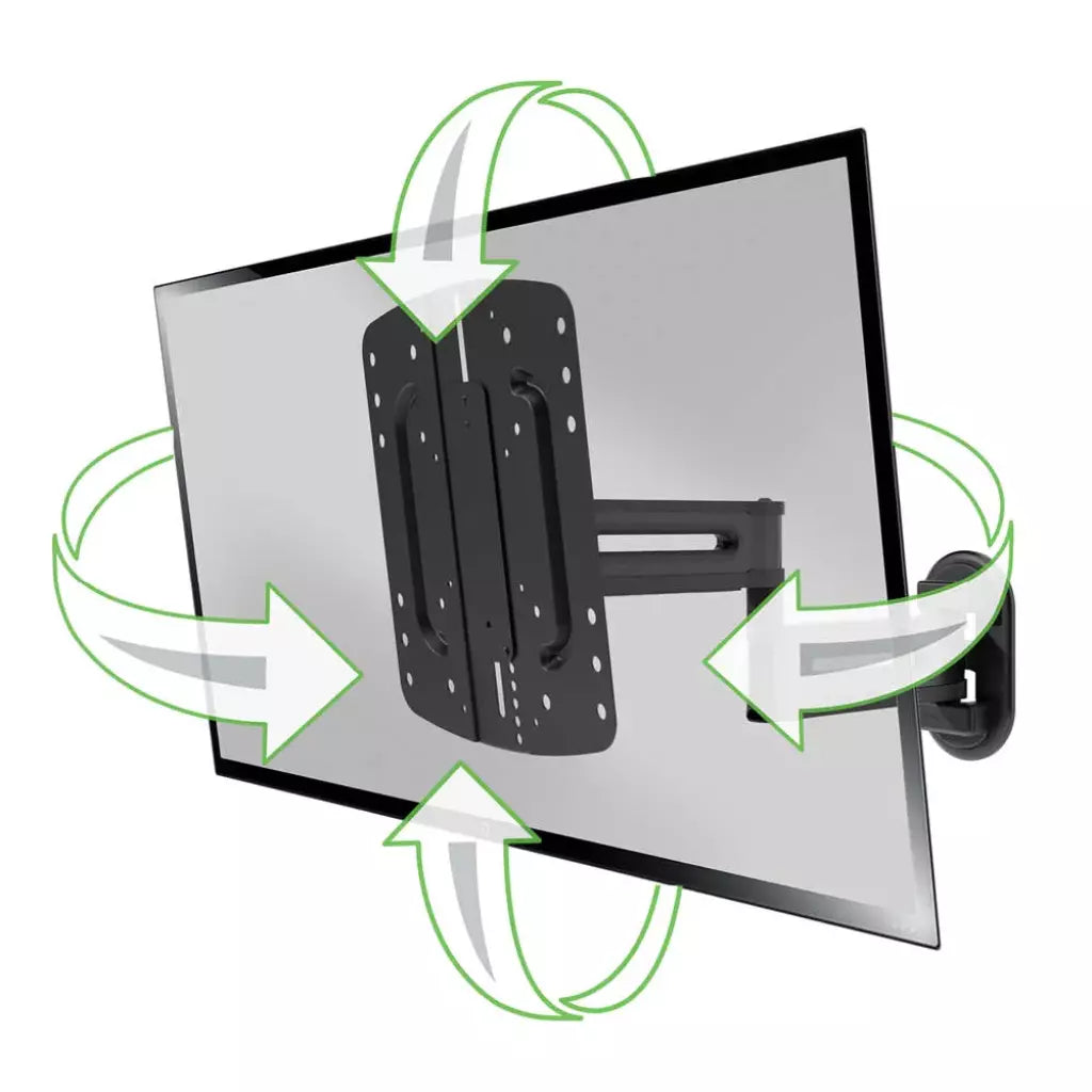 SANUS Advanced Full-Motion 4D + Shift TV Wall Mount 19"-43" - official product image
