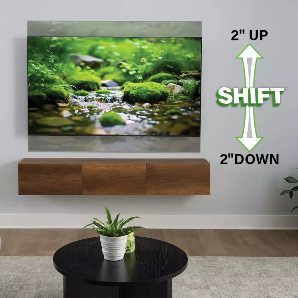 SANUS Advanced Full-Motion 4D + Shift TV Wall Mount 19"-43" - official product image
