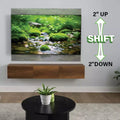 SANUS Advanced Full-Motion 4D + Shift TV Wall Mount 19"-43" - official product image